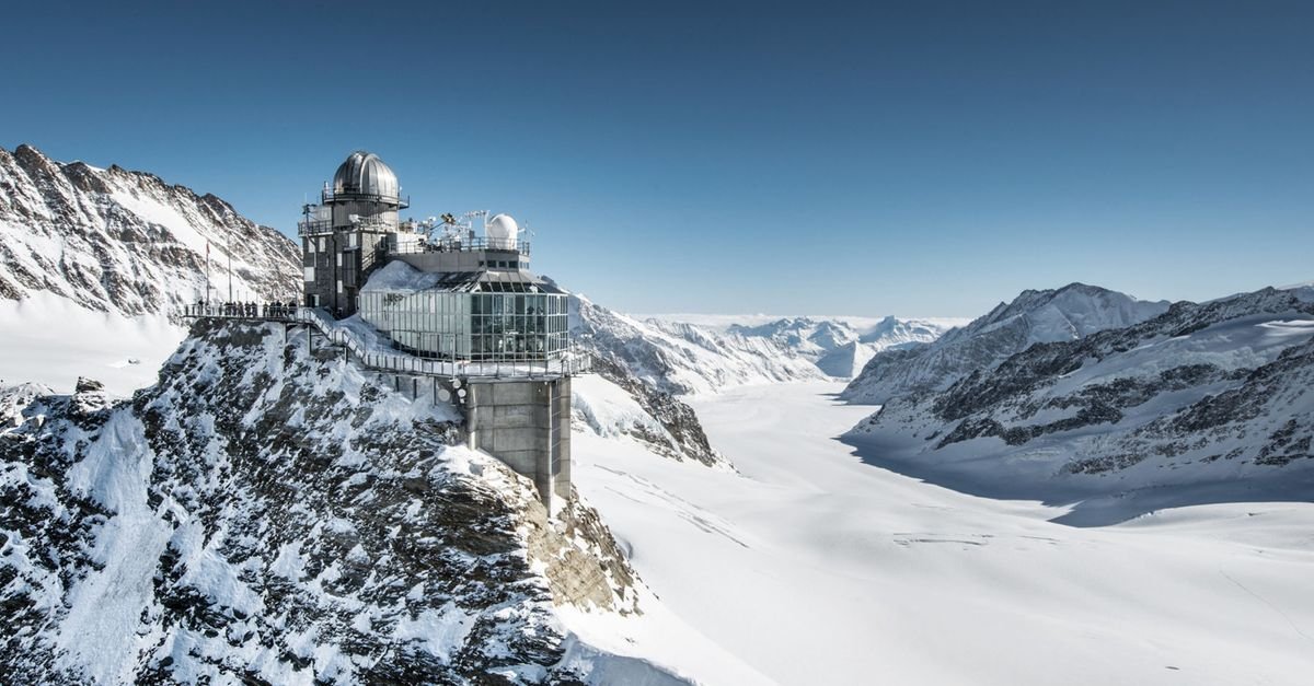 high-Alpine wonderland of ice